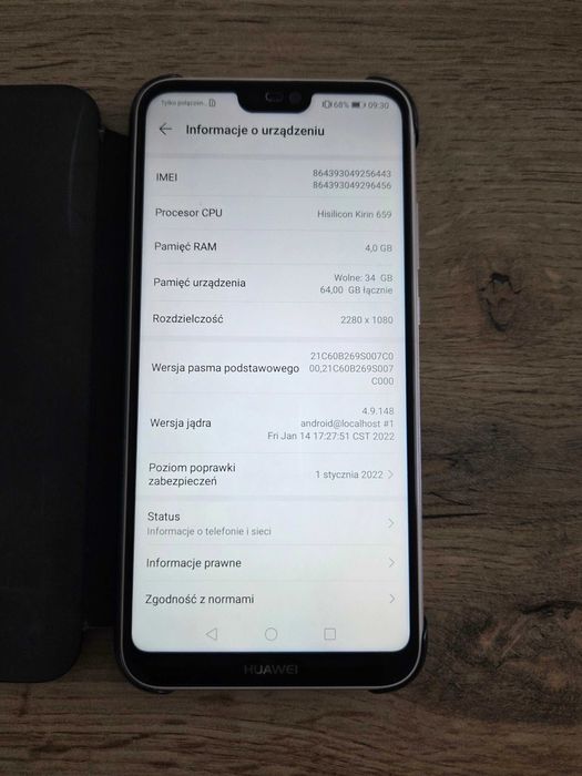 Huawei P20 lite Różowy