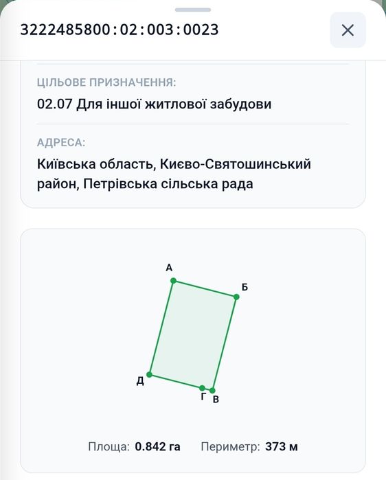 Продаж промділянки 1.84га від власника!