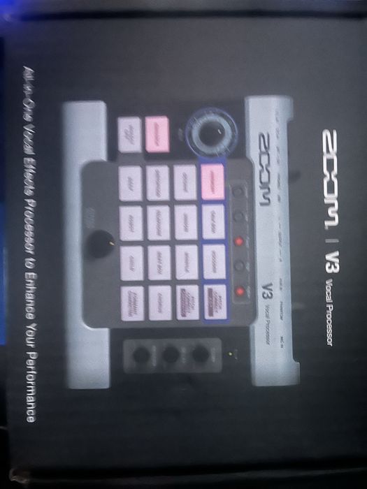 Processador Vocal Zoom V3 (Como Novo) + Caixa + 2 Anos Garantia