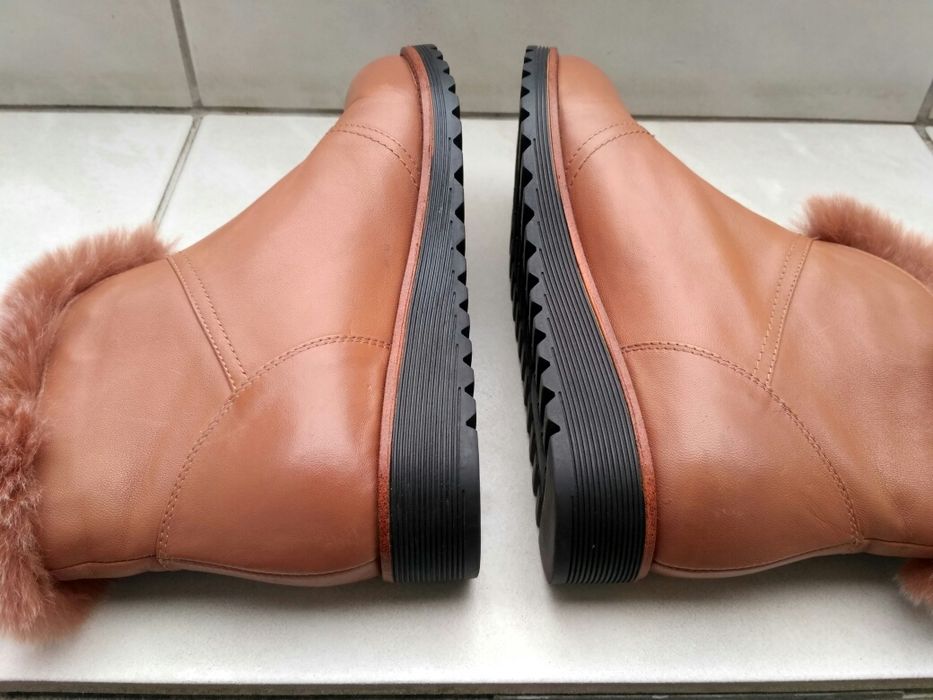 skórzane włoskie buty *botki NB per l’amore di belle donne* rozmiar 36