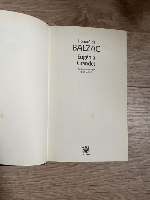Livro Honoré de Balzac