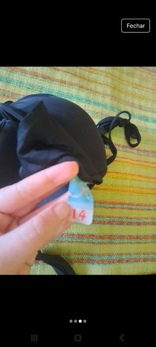 Parte de cima bikini  preto