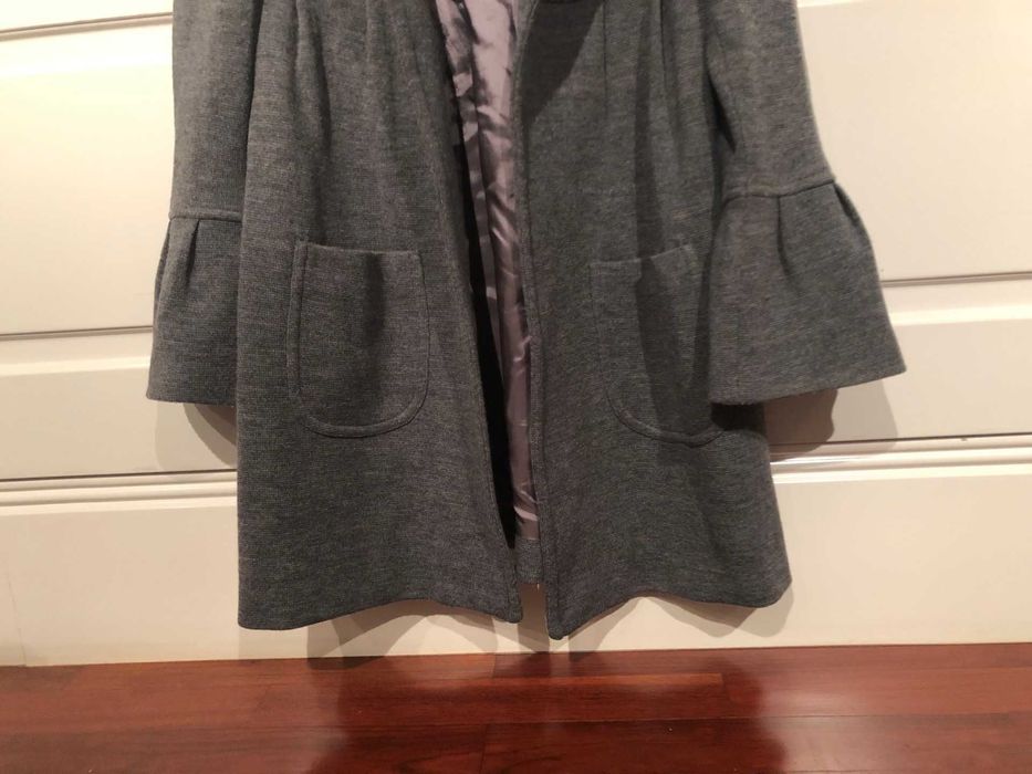 Casaco Italiano em malha cinza marca TOSCA BLU (42 IT)