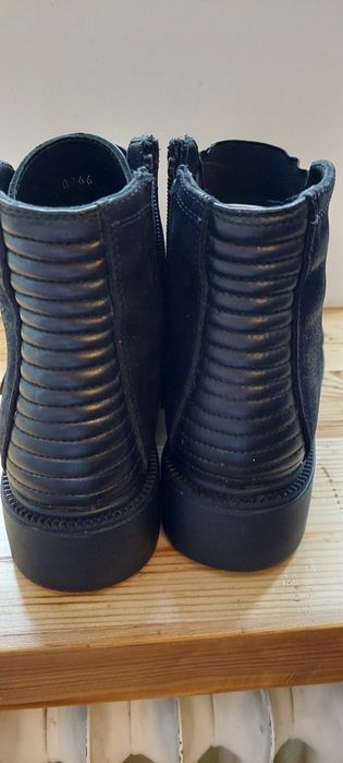 Skórzane sztyblety, botki Italia Mario Bolucci