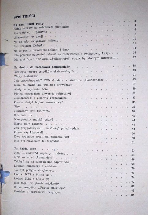 Broszura propagandowa stan wojenny PRL