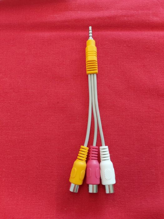 Kabel jack audio video nowy do telewizora