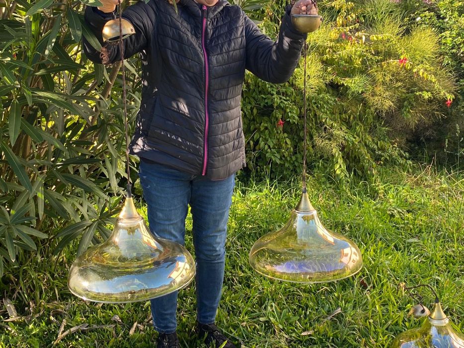 Três candeeiros novos