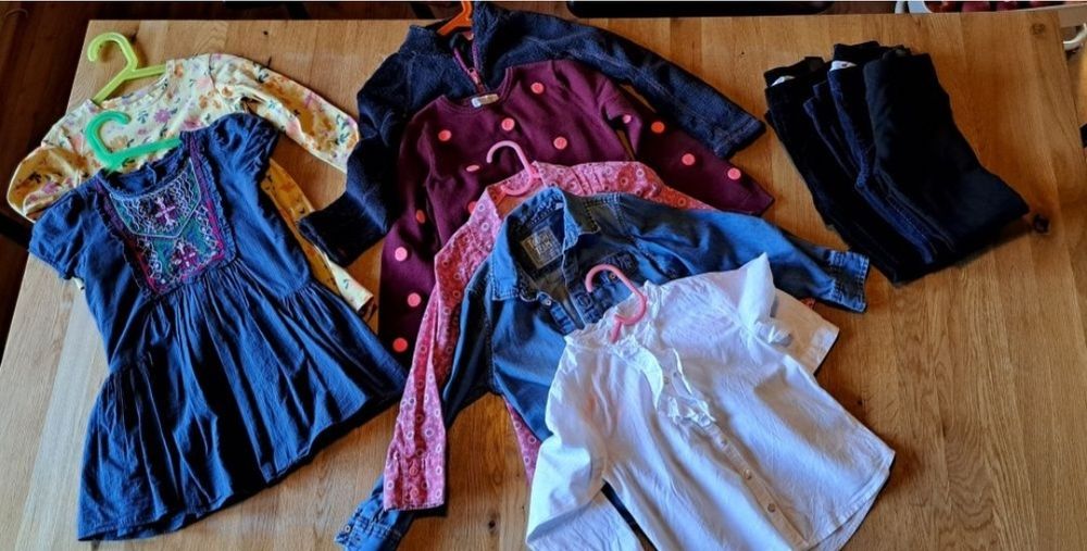Paka ubrań dla dziewczynki h&m i inne