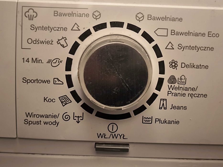 Pralka Elektrolux EWF1276GDW, programy parowe 7 kg, 1200 obr/min.