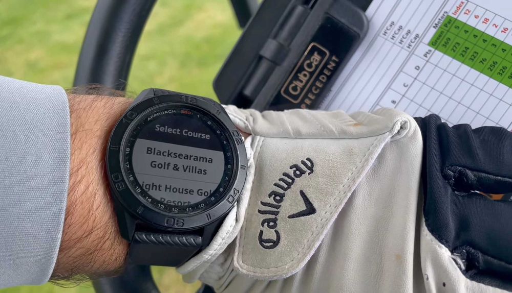 Smartwach Garmin Approach s60 Golf BLACK Super Stan