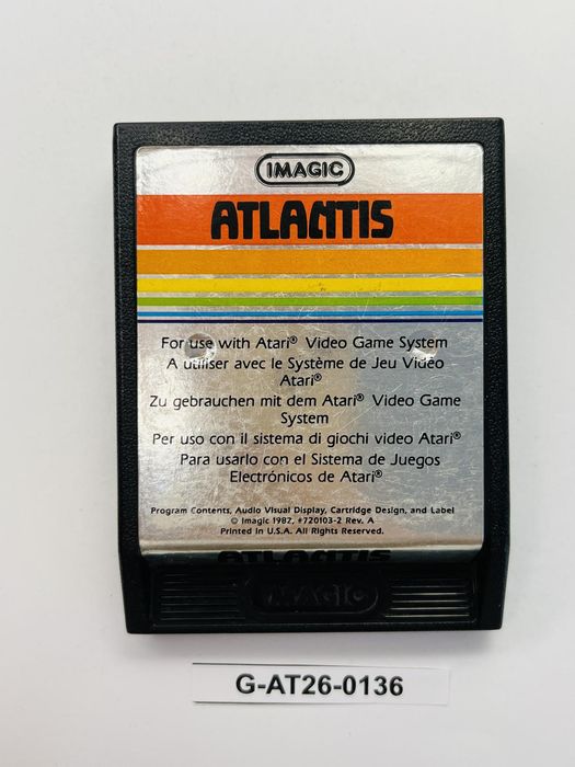 Atlantis Atari 2600
