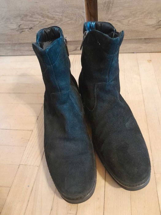 Зимовi чоловiчi чоботи  на натуральному хутрi 44р. Baldinini