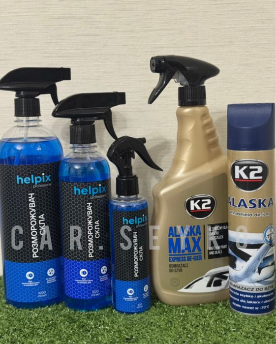 Розморожувач скла вікон, антилід K2 Alaska, Helpix, Plak Deg.