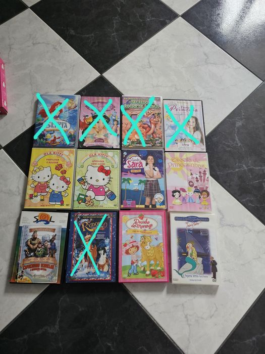Dvds infantis vários