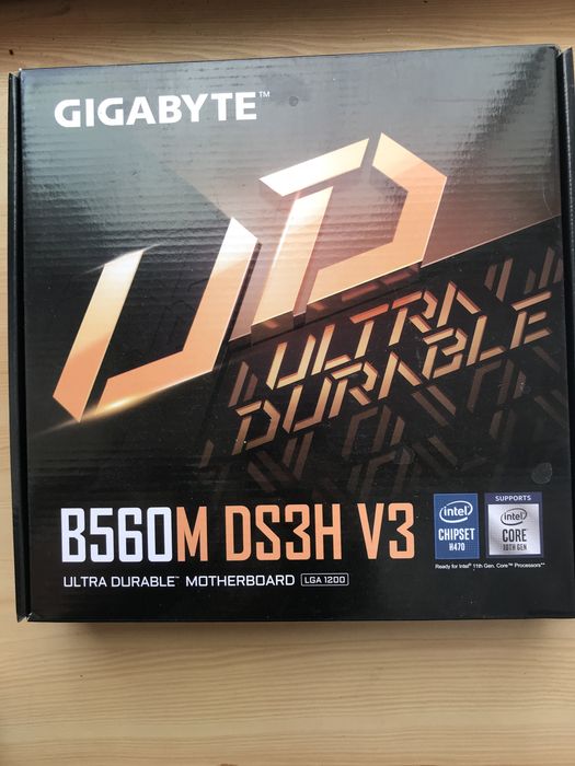 Материнська плата Gigabyte B560M DS3H V3 Нова, запакована.