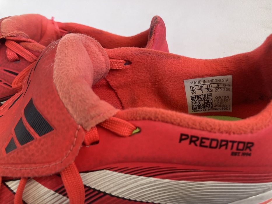 Chuteiras de futebol criança Adidas Predator Est. 1994 Hybridfeel Strikescale 33