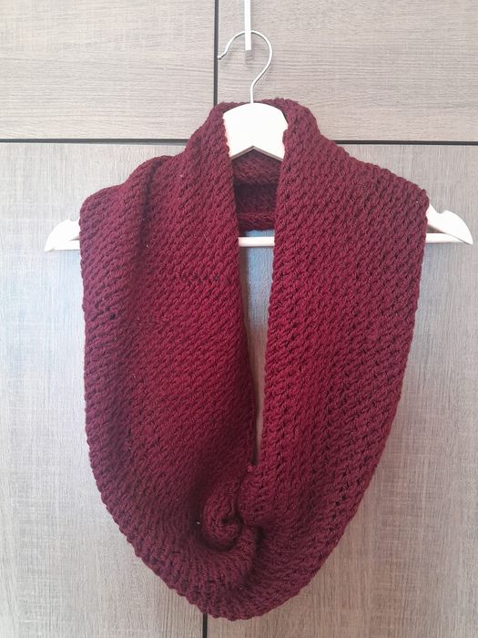 Cachecol de malha grossa