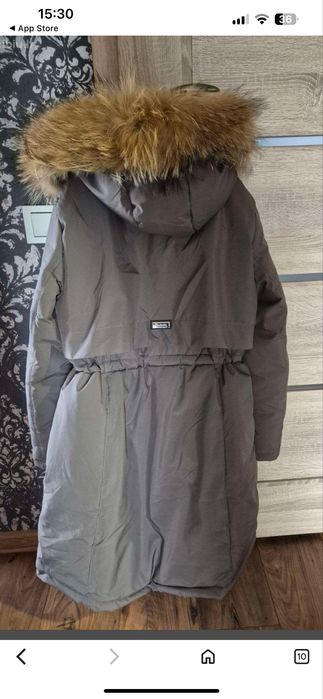 Парка жіноча з натуральним хутром