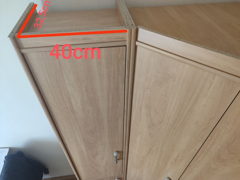 Meble meblościanka szafa narożna