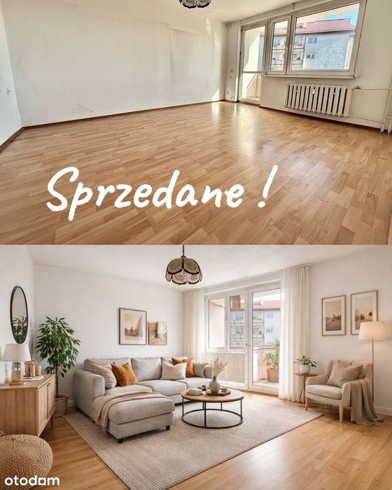 Stwórz swoje wymarzone wnętrze od podstaw - 63 m2 możliwości/ 1 piętro