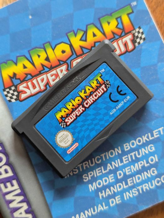 Mario Kart Super Circuit GBA Game Boy Advance