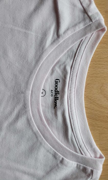 T-shirt Goodfellow jasno/pudrowy róż