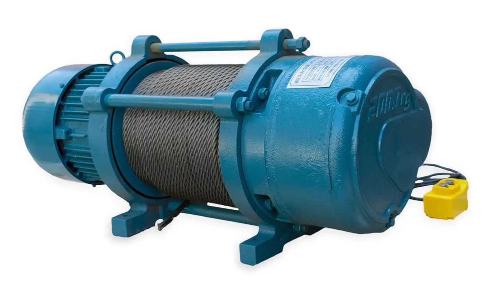 Лебедка электрическая KRAISSMANN KCD 2000  1000/2000 кг, 50/25 м, 380В