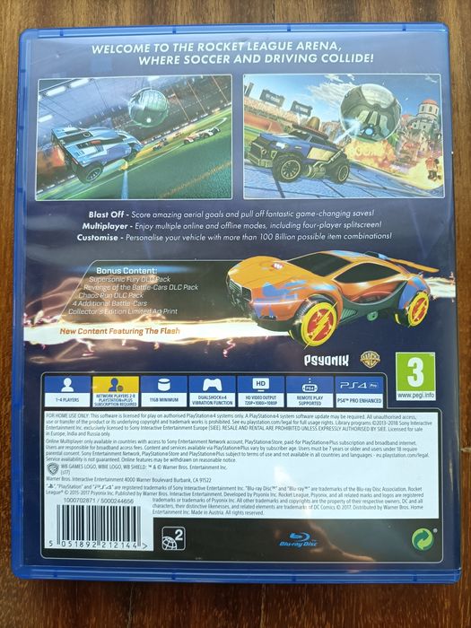 Jogo PS4 - Rocket League
