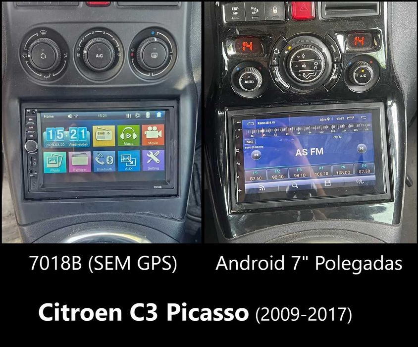 (NOVO) Rádio 2DIN • CITROEN C2 C3 • Android GPS [4+64GB]