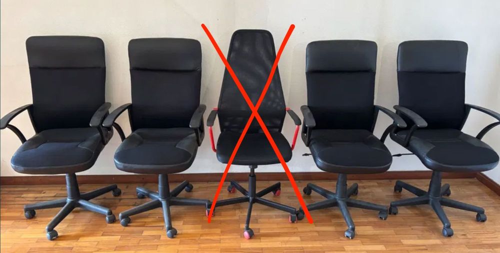 4 Cadeiras escritório