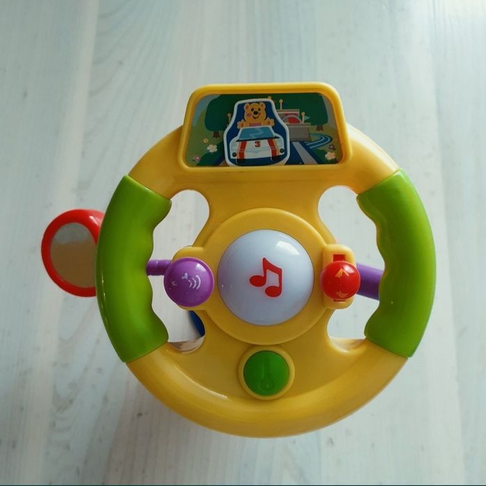 Интерактивный руль на присоске kiddieland