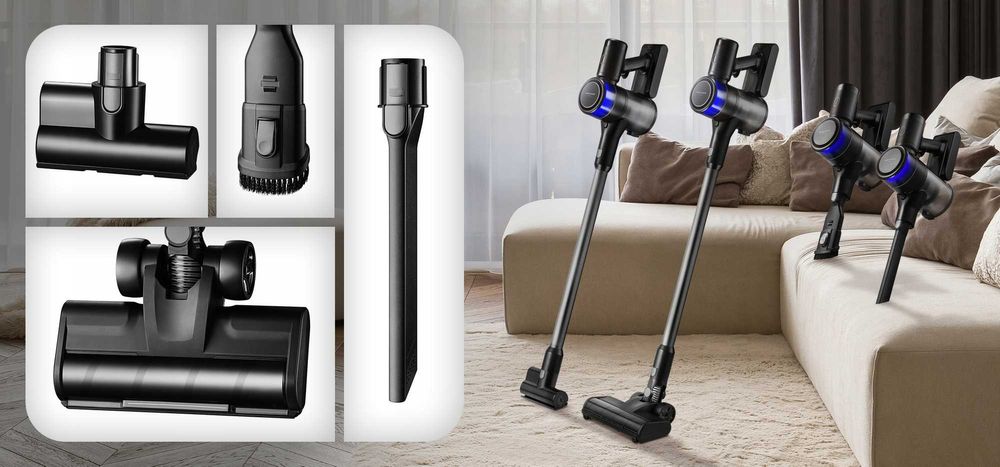 MOCNY 13w1 odkurzacz BEZPRZEWODOWY ręczny elektroszczotka bezworkowy