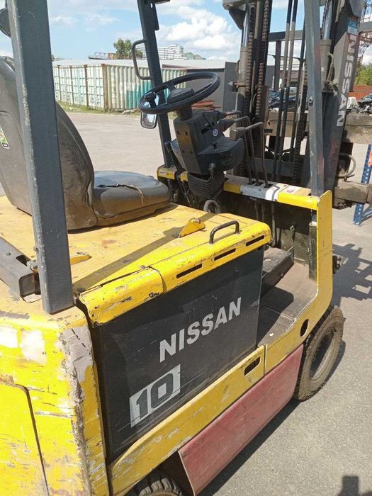 Навантажувач Nissan електричний, 3м підйом погрузчик кара 1т.