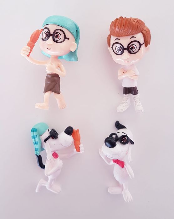 4 pcs Mr. Peabody e Sherman (Portes Incluídos)