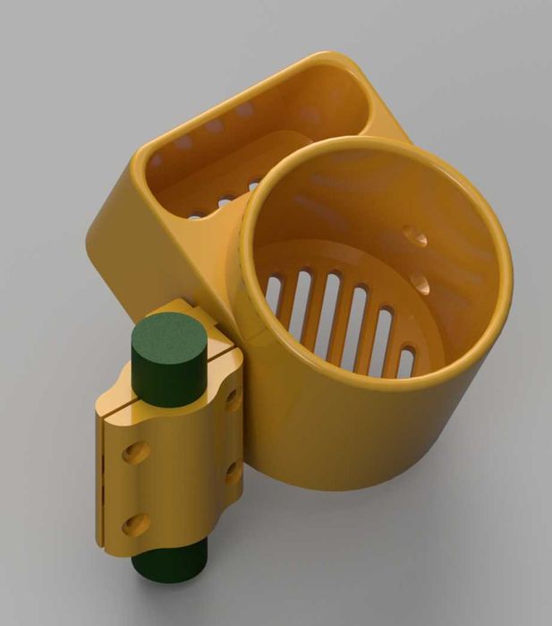 Підстаканник для рибальського крісла, тримач пляшки, тримач телефона.