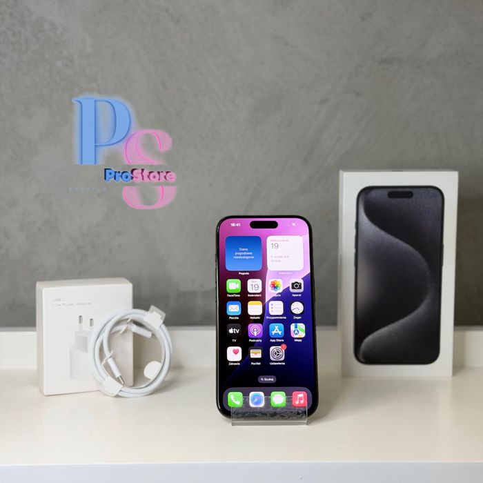 Apple iPhone 15 Pro 128GB Black Titanium | Bateria 86% | Sklep FV/GW