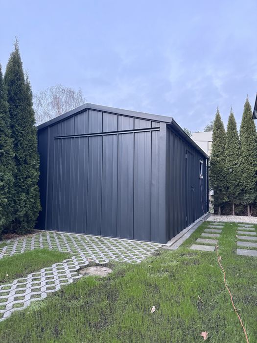 Garaż blaszany rąbek  3x5 4x5 5x5 6x5 6x6