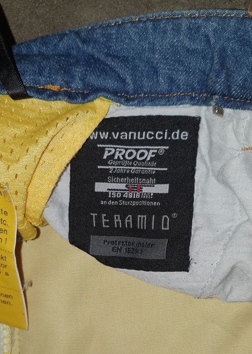 Calças Jeans Motard com protecção