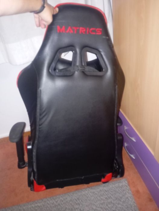 Cadeira gamer matrics pés partidos