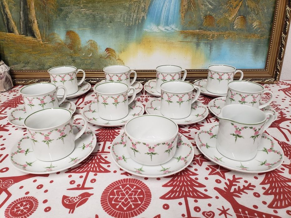 serviço chá  porcelana SPAL