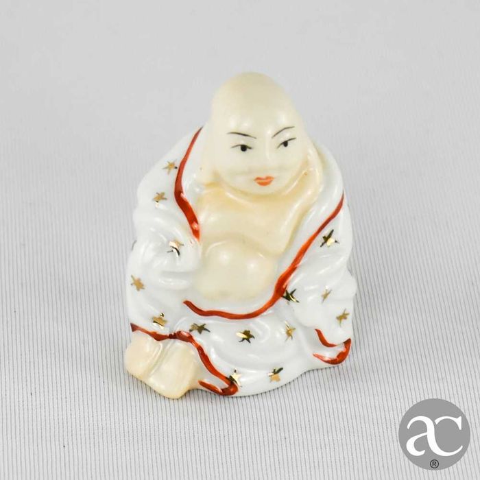Conjunto de 3 pequenos budas em porcelana Artibus