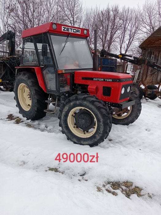 Zetor 7211 jak 7245 ; CASE