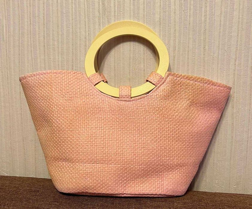 Сумка жіноча плетена