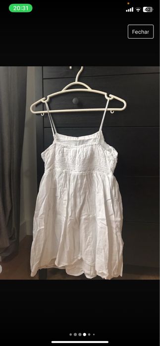 Vestido branco .