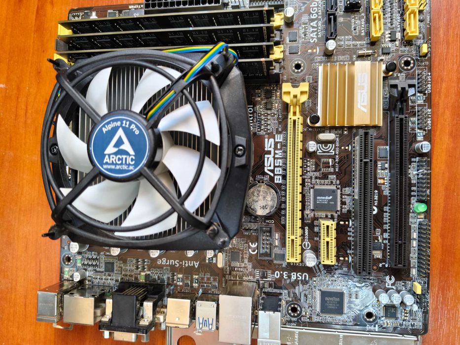 Комплект intel i5 4670K + Asus B85M-E + 16 Gb DDR3