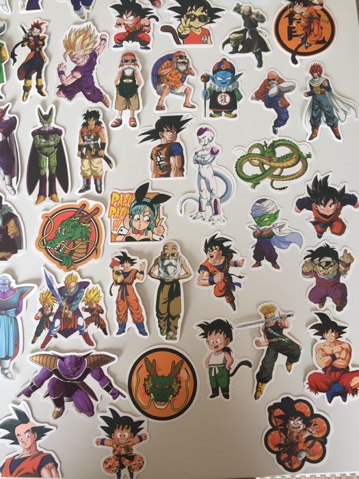 Autocolantes Dragon Ball Z, GT e Super