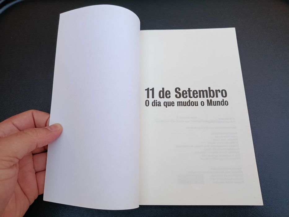 Livro "11 de Setembro (O dia que mudou o mundo)", por Correio da Manhã