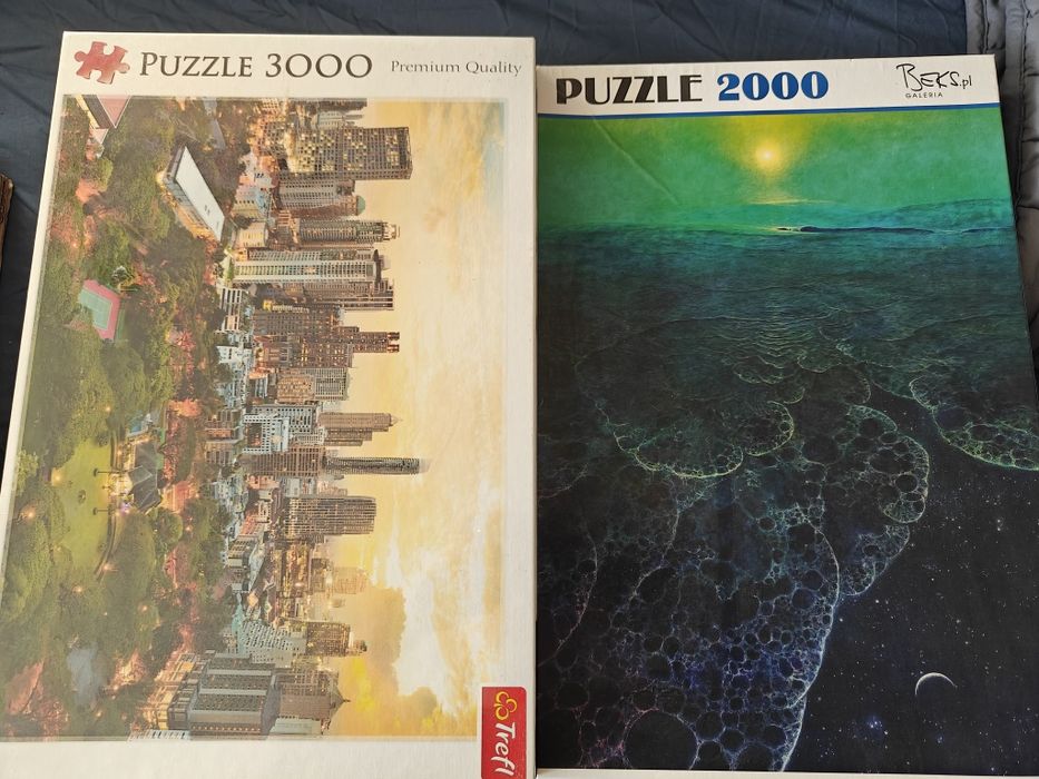 Zestaw puzzle Beksińskiego, beksiński, trefl Bangkok, 3000szt 2000szt