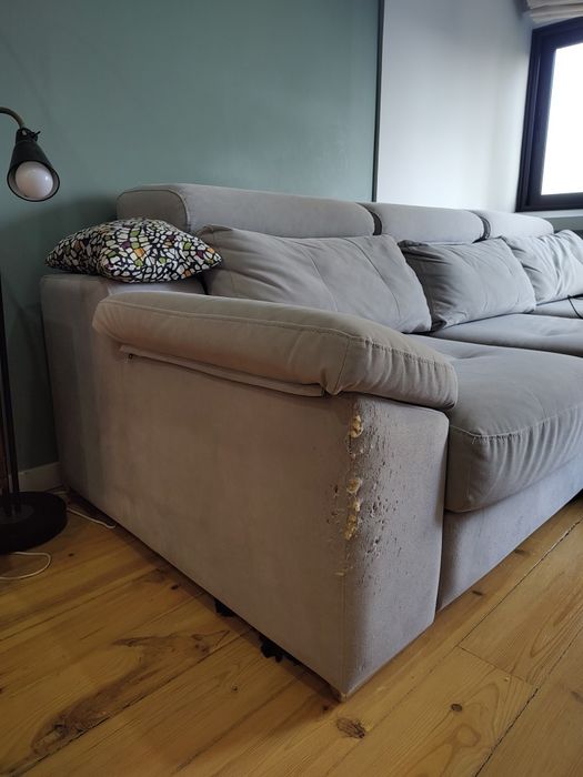 Sofa Cinzento 5 lugares