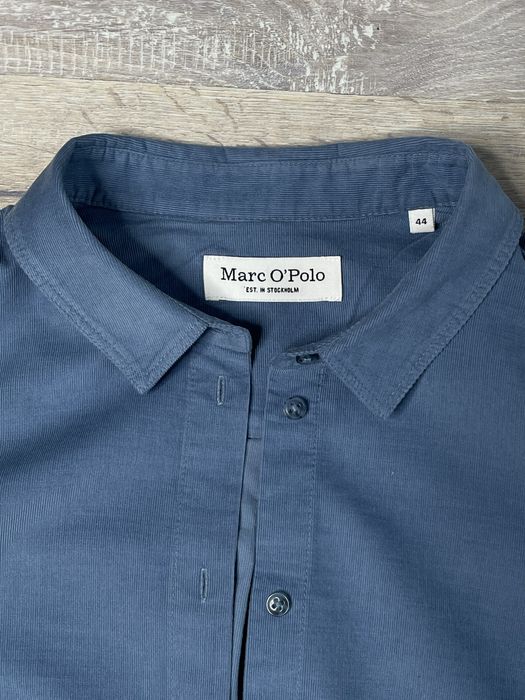 Marc O'Polo koszula damska, niebieska, bawełna,44